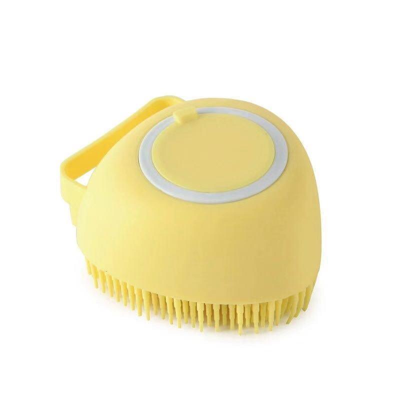 Escova para Banho Pet - Bath Brush - Porta shampoo