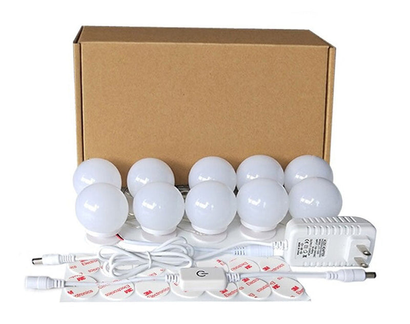 Kit Com 10 Lâmpadas de LED Para Espelho de Maquiagem Camarim