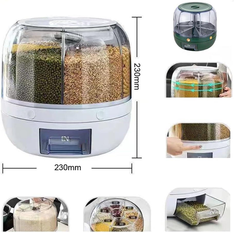 Dispenser de Alimentos Giratório 360°